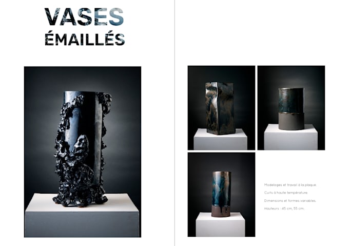 create a portfolio for your artworks