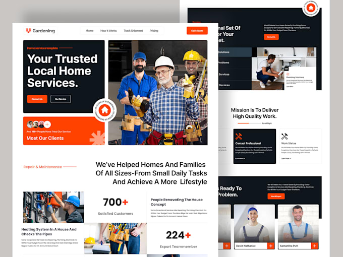 develop on demand home service marketplace web app, ai iot, contractor bidding