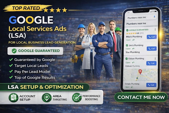 set up and optimize google local services ads for local businesses