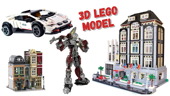 create 3d lego technic car vehicle moc model lego house PDF instruction XML