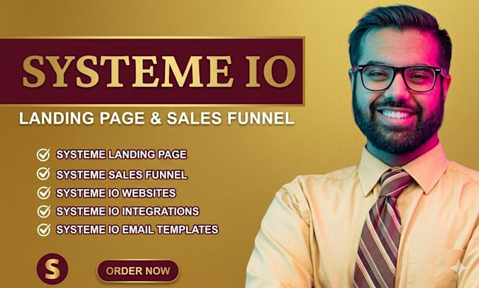 build converting systeme io sales funnel, systeme landing page website