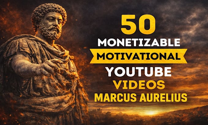 create motivational monetizable youtube video