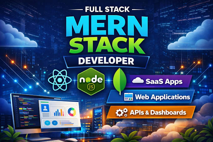 develop a mern stack web app or saas application