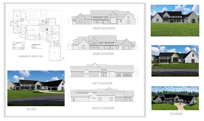 do autocad 2d floor plan, 3d floor plan, architectural plan