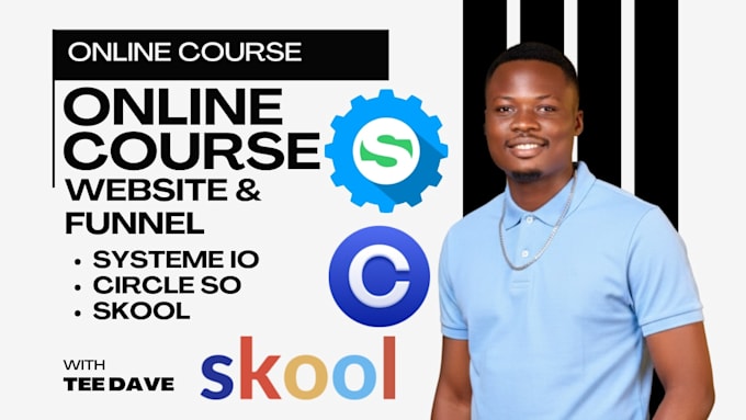setup and manage your skool, circle so community, and systeme io funnel