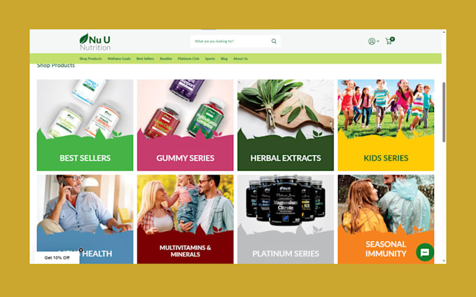 build supplement store supplement shopify store peptide website private label