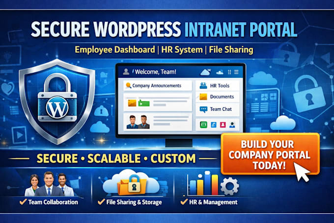 build a secure wordpress intranet portal for employees