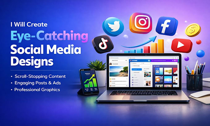 create eye catching social media designs