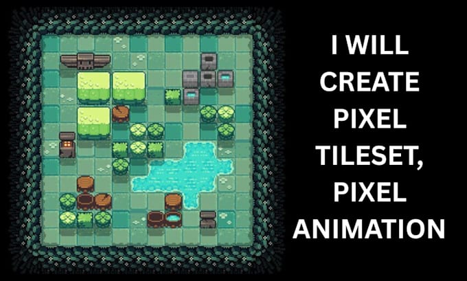 do pixel tileset, pixel tilemap pixel animation, topdown game assets, rpg game