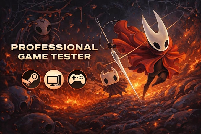 be your professional game tester for pc or unity with feedback