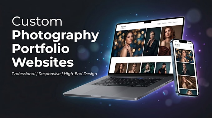 Create a stunning photography and personal portfolio website using ai ...
