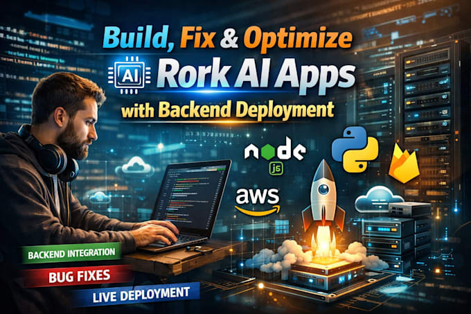build, fix,  optimize rork ai apps with backend  deployment