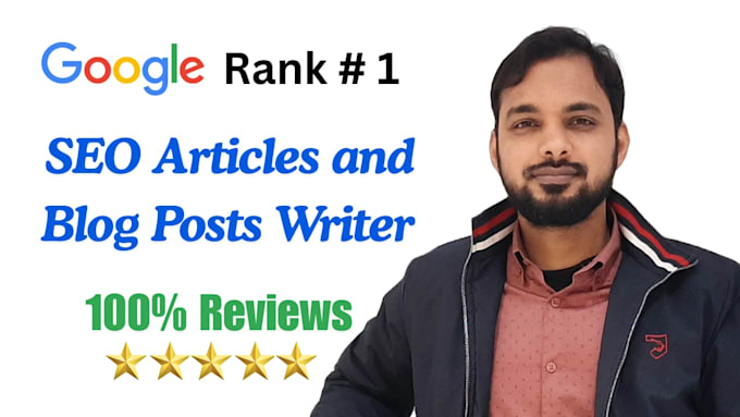 write human SEO blogs and articles