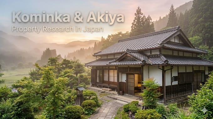 research akiya and kominka homes in japan for foreign buyers