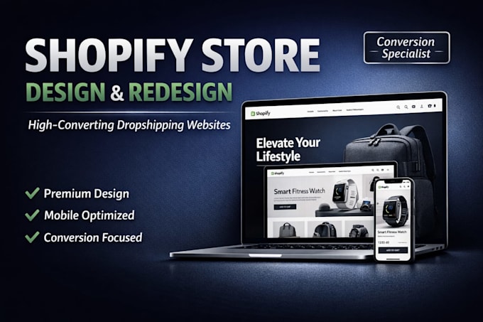 shopify store design shopify website development shopify redesign wix store edit