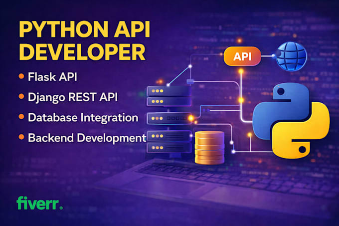 develop python rest API using flask or django for automation and web apps