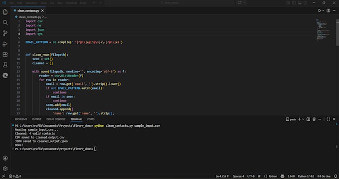automate your task with a custom python script