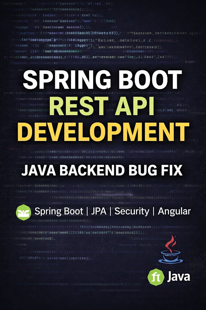 fix spring boot errors, bugs and backend issues fast