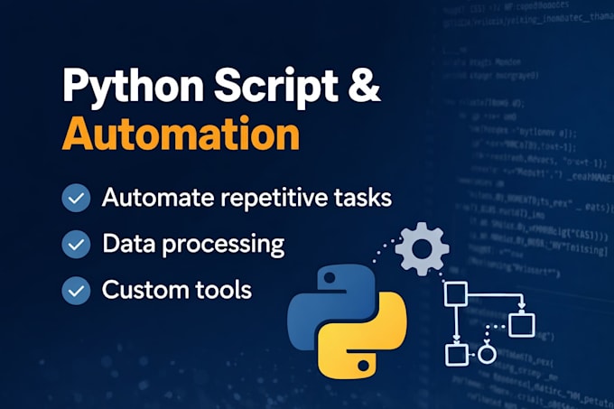 create a small python script or automation tool