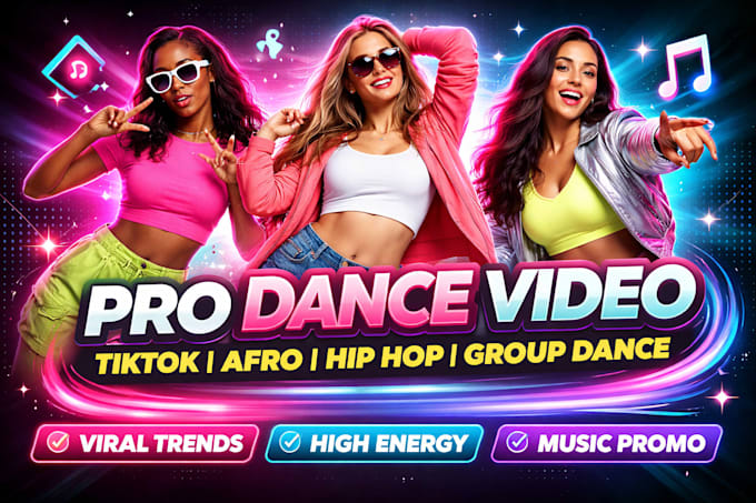 create a viral dance video tiktok dance group dance