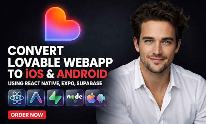 convert lovable web app to mobile app or lovable ai website fix lovable saas