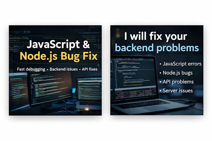 fix javascript, node js, react or api bugs fast