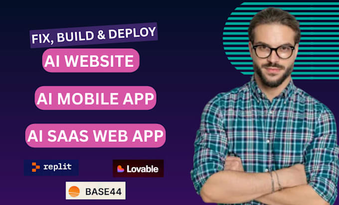 develop lovable ai website, mobile app, web app, fix replit ai, base44, supabase