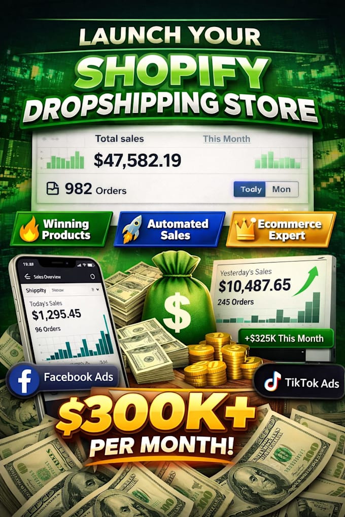 shopify website shopify dropshipping shopify store  design shopify store
