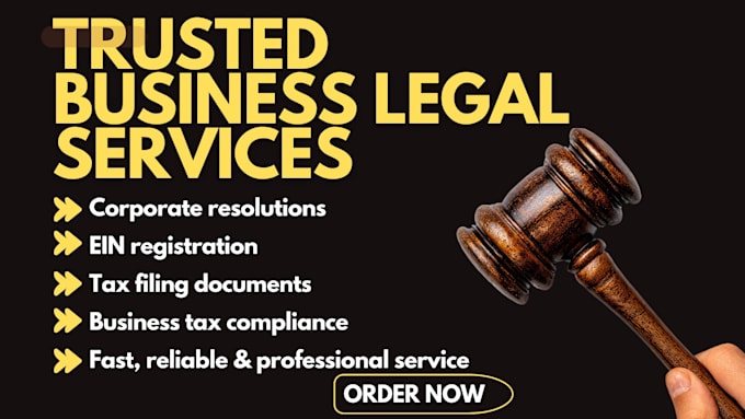 draft your corporate resolutions and ein or tax registration documents