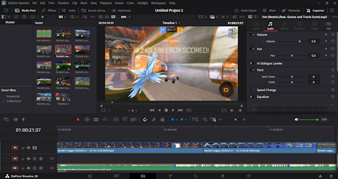 make a game montage or edit