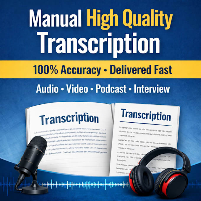 transcribe arabic audio manually and accurately