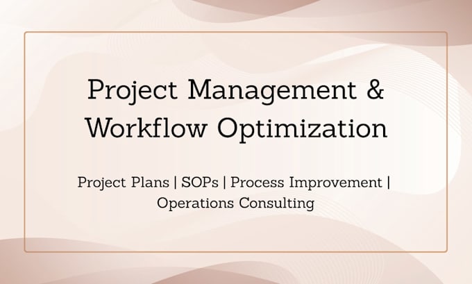 optimize your business workflows and operational processes
