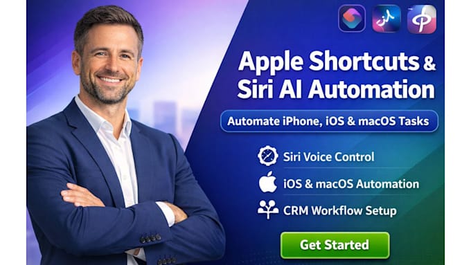 apple shortcut siri ai iphone ipad ios macos iwatch task crm workflow automation