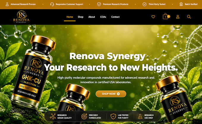 build fda compliant peptide website research peptide woocommerce peptide website