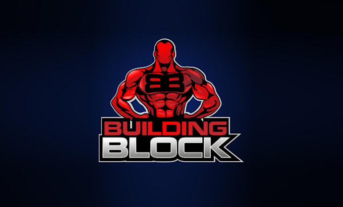 design building block hardcore logo