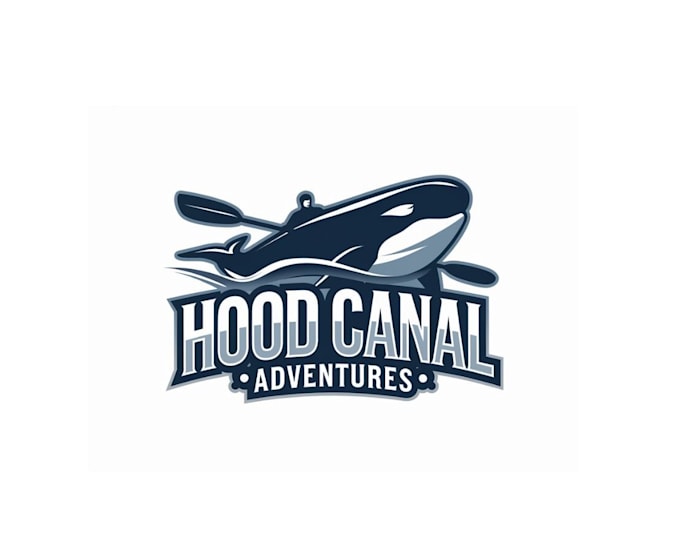 create creative and good looking whale logo design