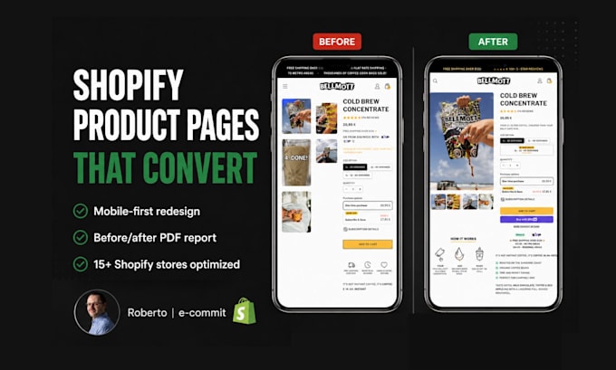 redesign your shopify product page for more sales