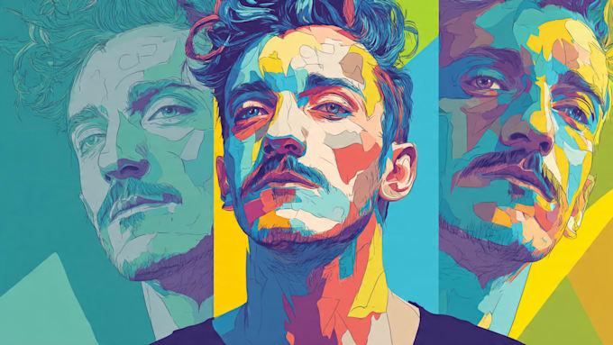 draw vector pop art illustration