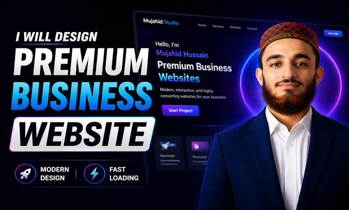 design a modern responsive website
