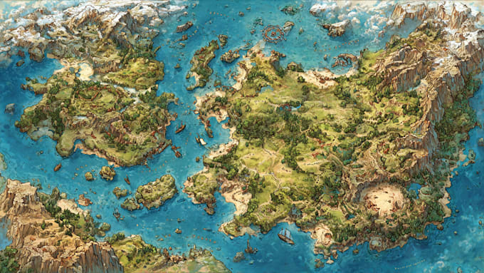 make fantasy world maps for your novel or dnd game