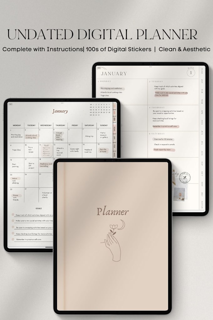 design digital planner, kdp journal design, etsy digital planner,calendar design