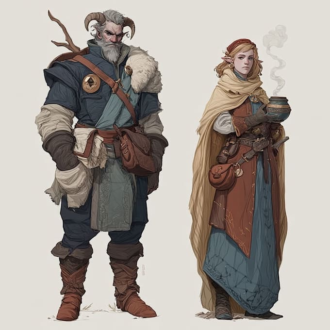 dnd character art and dnd character art
