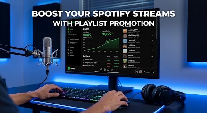boost your spotify streams with playlist promotion