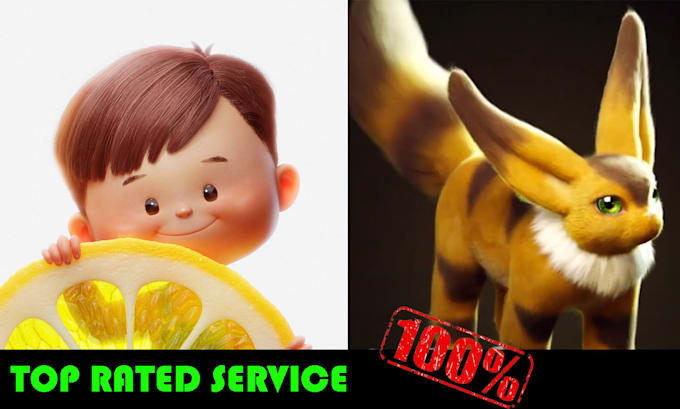 3d character modeling, rigging, animation 3d game character ,3d printing