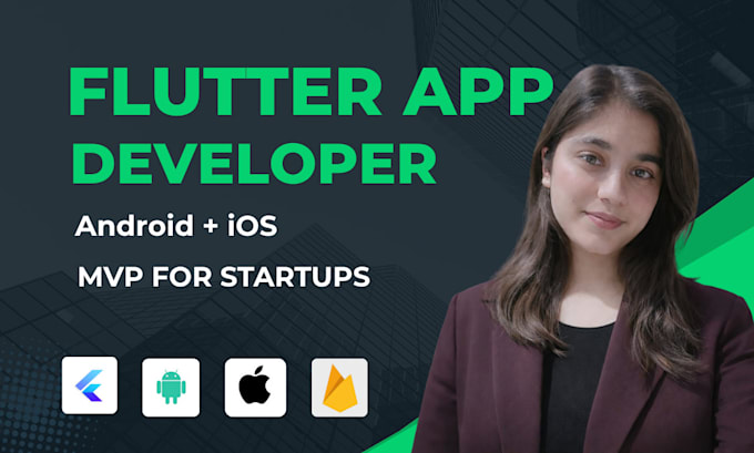 develop flutter mobile app with firebase and API integration