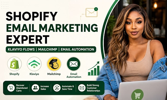 shopify email marketing expert, klaviyo flows, mailchimp, email automation