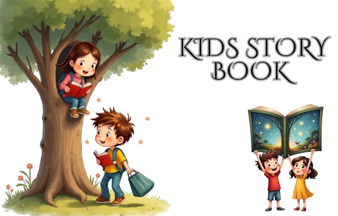write kids story book, a short story