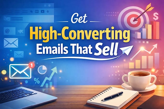 write high converting sales, cold and follow up email copy