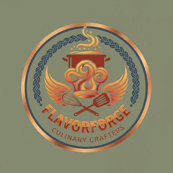 design a unique and delicious cooking logo for your brand