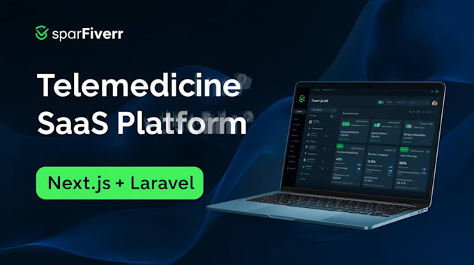 build telemedicine saas web app for clinics using next js